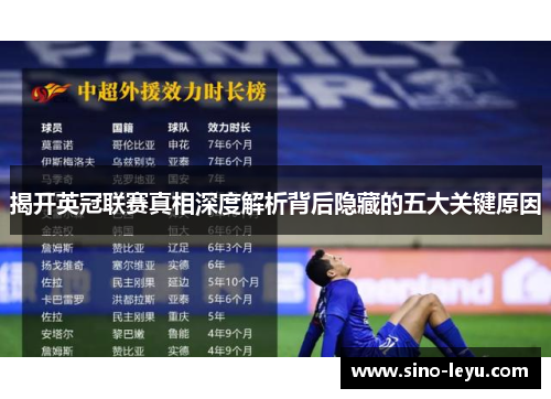 揭开英冠联赛真相深度解析背后隐藏的五大关键原因
